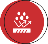 Droplets bouncing off surface symbol